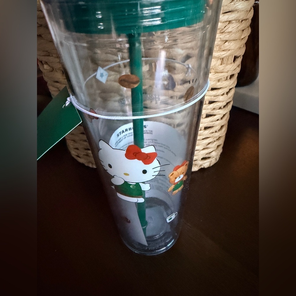 2025 Starbucks x Hello Kitty Sanrio Limited Edition Cold Cup Tumbler 24oz NWT - Picture 3 of 4